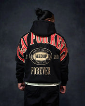 Load image into Gallery viewer, Geedup PFK Company Hoodie Black  Red and Cream (2025)