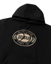 Load image into Gallery viewer, Geedup PFK Company Hoodie Black  Red and Cream (2025)
