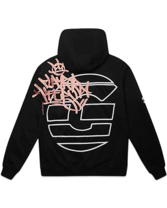Geedup PFK G Sportsman Hoodie in Black and Pink (2024)