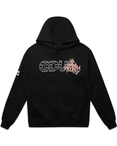 Geedup PFK G Sportsman Hoodie in Black and Pink (2024)