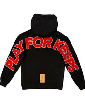 Load image into Gallery viewer, Geedup PFK Play For Keeps Hoodie Black and Red (2021)
