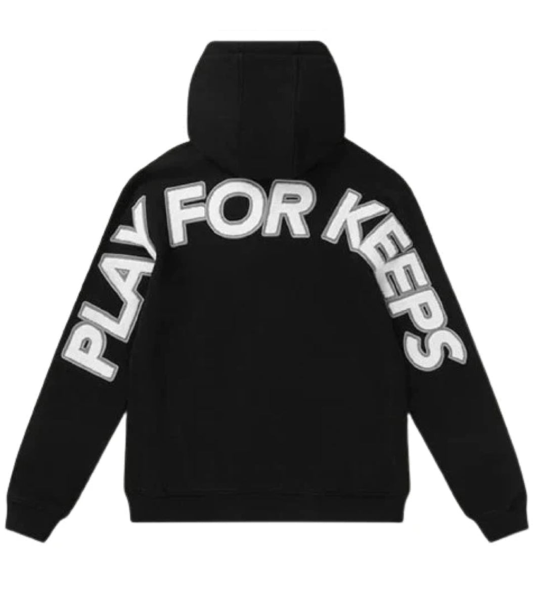 Geedup PFK Play For Keeps Hoodie Black and Bone White (2023)