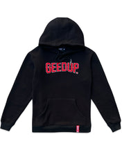 Load image into Gallery viewer, Geedup PFK Play For Keeps Hoodie Black and Red (2021)