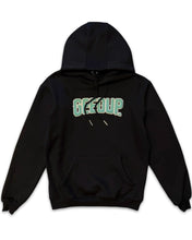 Load image into Gallery viewer, Geedup PFK Play For Keeps Hoodie Black and Teal (2024)