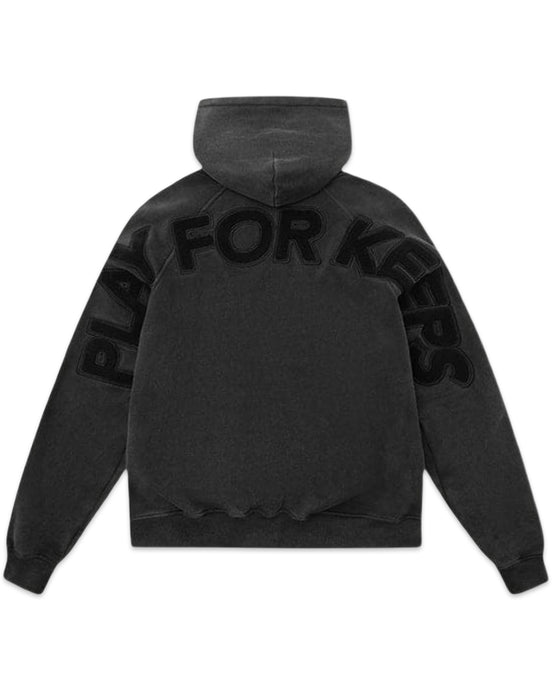 Geedup PFK Play For Keeps Hoodie in Vintage Washed Black (2024)