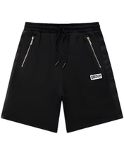 Load image into Gallery viewer, Geedup PFK Play For Keeps Tape Fleece Shorts in Black (2022)