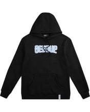 Load image into Gallery viewer, Geedup PFK Play for Keeps Hoodie in Black and Baby Blue (2023)