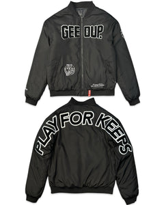 Geedup PFK Play for Keeps Reversible Monogram Puffer Jacket (2022)