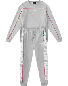 Geedup PFK Play for Keeps Tracksuit Set in Grey and Red (2023)