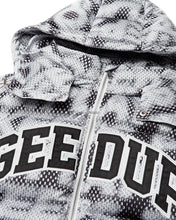 Load image into Gallery viewer, Geedup PFK Static Puffer Jacket and Ski Mask in Multi Colour Black (Online)