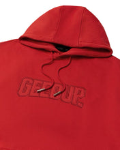 Load image into Gallery viewer, Geedup PFK T.T Hoodie in Double Red (Online Only)