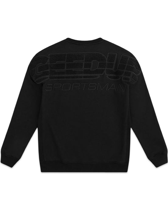 Geedup Sportsman Crewneck in Black 'Blackout' (2023)