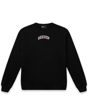 將圖片載入圖庫檢視器 Geedup Strong Arm Department Crewneck in Black and Pink (2024)