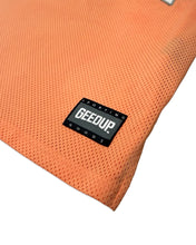 Load image into Gallery viewer, Geedup Team Logo Basketball Jersey in Peach Orange (2021)