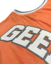 Load image into Gallery viewer, Geedup Team Logo Basketball Jersey in Peach Orange (2021)