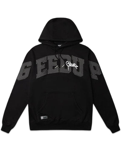 Geedup Team Logo Handstyle Hoodie in Black, Grey and White (Online Only)