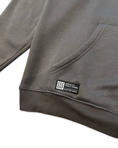 Geedup Team Logo Hoodie in Asphalt Grey and White (2023)