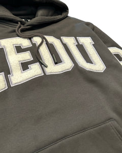 Geedup Team Logo Hoodie in Asphalt Grey and White (2023)