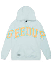 Load image into Gallery viewer, Geedup Team Logo Hoodie in Dolphin Blue and Orange (2022)  100% Authentic Streetwear | Bisy Fremantle 