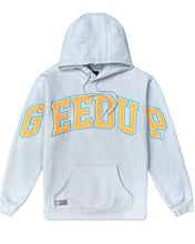 將圖片載入圖庫檢視器 Geedup Team Logo Hoodie in Dolphin Blue and Orange (2022)