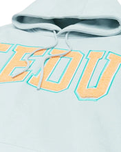 Load image into Gallery viewer, Geedup Team Logo Hoodie in Dolphin Blue and Orange (2022)