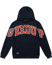 Load image into Gallery viewer, Geedup Team Logo Hoodie in Navy and Burnt Orange (2024)