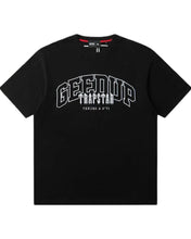 Load image into Gallery viewer, Geedup Team Logo X Trapstar Irongate T-Shirt in Black (2025)