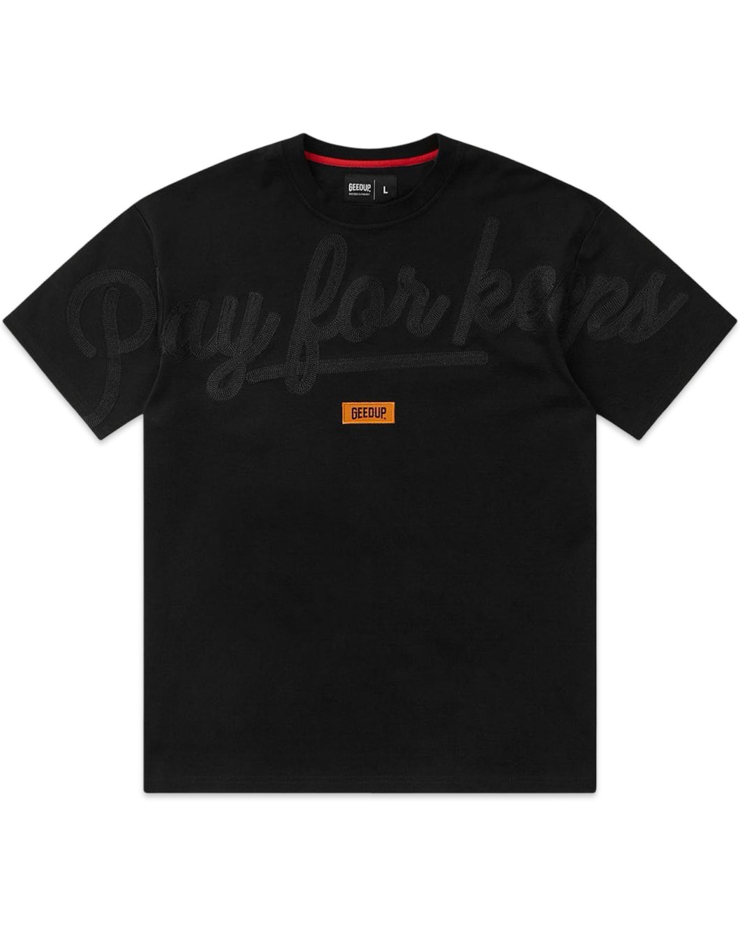 Geedup PFK Script T-Shirt in Black (2023) 100% Authentic | Bisy Fremantle