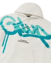Load image into Gallery viewer, Geedup x Footlocker x TN Handstyle Hoodie in White Aqua and Turbo Green (Preorder)