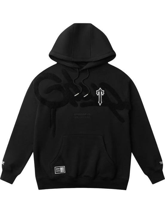 Geedup x Trapstar Handstyle X Irongate T Hoodie in Black (2025)