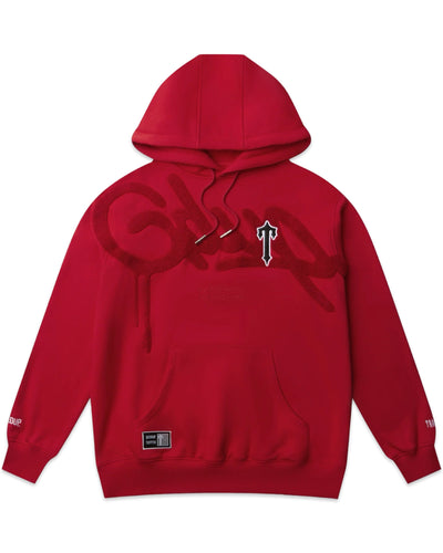 Geedup x Trapstar Handstyle X Irongate T Hoodie in Red (2025)