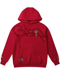 Geedup x Trapstar Handstyle X Irongate T Hoodie in Red (2025)