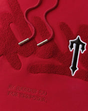 Load image into Gallery viewer, Geedup x Trapstar Handstyle X Irongate T Hoodie in Red (2025)