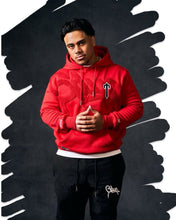 Load image into Gallery viewer, Geedup x Trapstar Handstyle X Irongate T Hoodie in Red (2025)