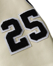 Load image into Gallery viewer, Geedup x Trapstar Letterman Jacket Black White and Grey (2025)