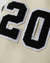 Load image into Gallery viewer, Geedup x Trapstar Letterman Jacket Black White and Grey (2025)