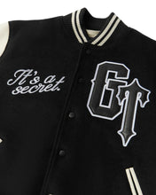 Load image into Gallery viewer, Geedup x Trapstar Letterman Jacket Black White and Grey (2025)