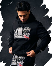 將圖片載入圖庫檢視器 Geedup x Trapstar Sydney Shooters Hoodie Black and Red (2025)