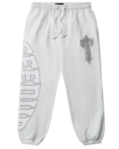 Geedup x Trapstar Team Logo X Irongate T Trackpant White Marle and Grey (2025)
