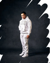 將圖片載入圖庫檢視器 Geedup x Trapstar Team Logo X Irongate T Trackpant White Marle and Grey (2025)