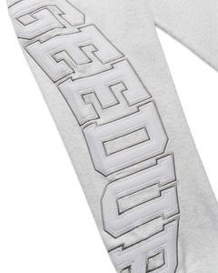 Geedup x Trapstar Team Logo X Irongate T Trackpant White Marle and Grey (2025)