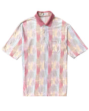 Load image into Gallery viewer, Glenmorg Vintage Short Sleeve  Polo Shirt Aztec Pastel ⏐ Size L