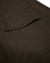Load image into Gallery viewer, I Love Ugly Twill Long Sleeve Overshirt in Brown