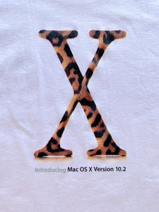 Apple Vintage 2003 Mac OSX Jaguar 10.2 Short Sleeve T-Shirt ⏐ Size L