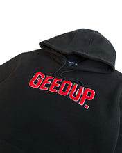 Load image into Gallery viewer, Geedup PFK Play For Keeps Hoodie Black and Red (2021)