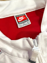 將圖片載入圖庫檢視器 Nike Vintage Basketball Warm Up Zip Short Sleeve Shirt ⏐ Size L