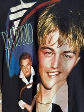 Load image into Gallery viewer, Leonardo Di Caprio&lt;br/&gt; Front Print Short Sleeve T-Shirt Black&lt;br/&gt;Vintage
