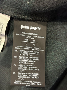 Palm Angels Hooded Logo Heavy Overshirt ⏐ Size L