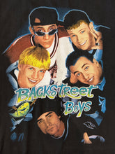 Load image into Gallery viewer, Backstreet Boys Vintage  Short Sleeve  T-Shirt in Black ⏐ Size L