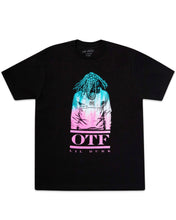 將圖片載入圖庫檢視器 Lil Durk OTF Gradient Short Sleeve T-Shirt in Black ⏐ Size M